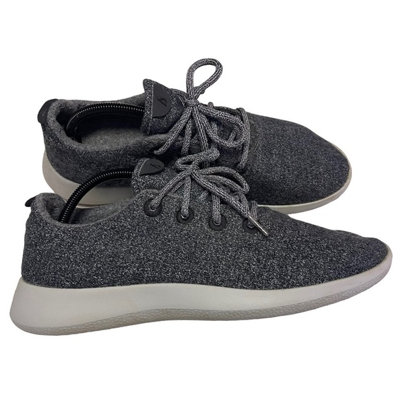 All Birds Shoes 12 Gray Knit Trainer Men Sneaker Lightweight - Picture 3 of 6